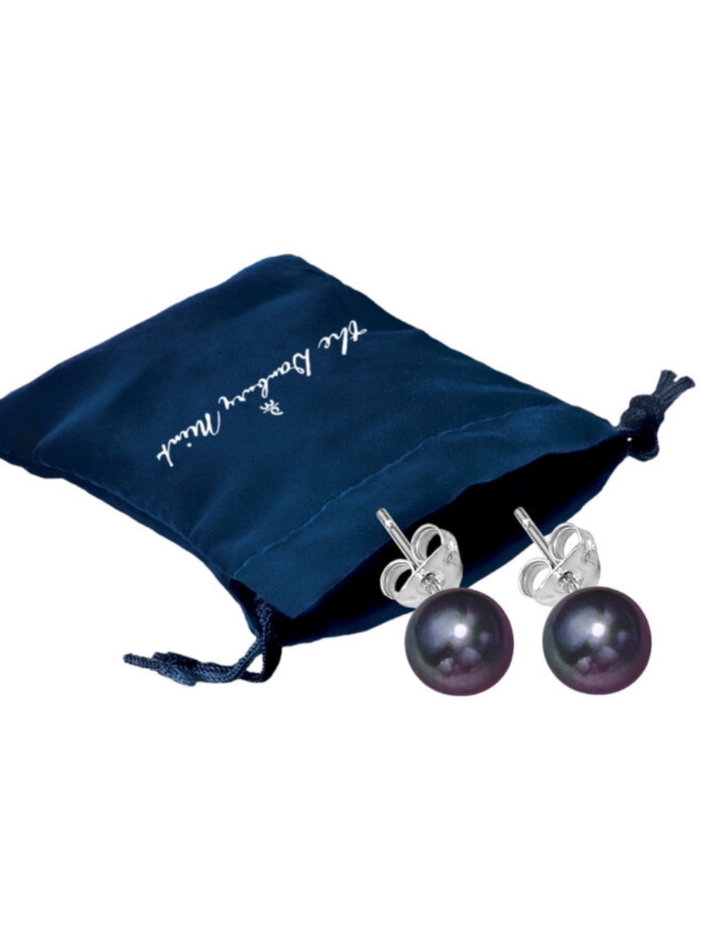 Midnight Spell Black Pearl Earrings